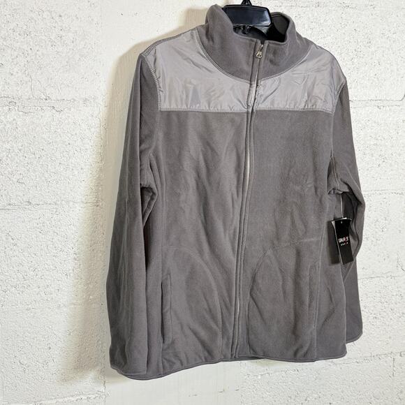 Galaxy by Harvic Women's Polar Fleece Jacket  Grey XXL - Picture 3 of 7